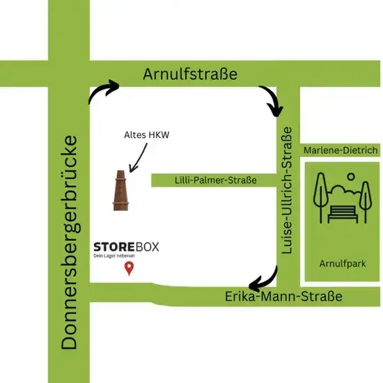 Lagerraum für Maxvorstadt im Selfstorage